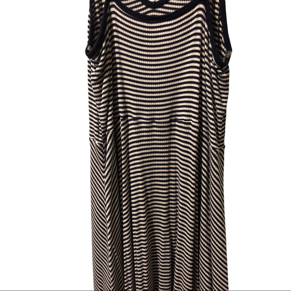 Navy Blue & White Sundress w/adjustable straps, Size Large. Never Worn - Picture 7 of 15